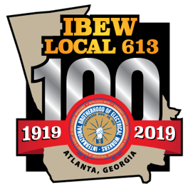 IBEW 613 100th Anniversary Logo